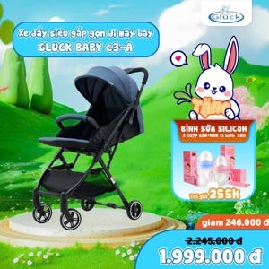 Xe đẩy du lịch gấp gọn gluck c3