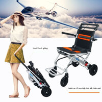 Xe đẩy du lịch gấp gọn hợp kim nhôm IBI của Nhật Bản xe lăn du lịch siêu nhẹ được dùng làm phương tiện di chuyển cho ngư