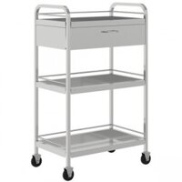 Xe đẩy dụng cụ y tế 3 tầng XE3T01I