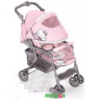 Xe đẩy em bé Brevi Grillo 2.0 BRE711-HK Hello Kitty màu hồng