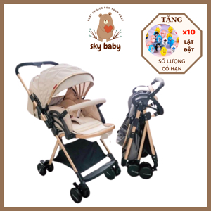 Xe đẩy em bé cao cấp 2 chiều Belecoo A8-1