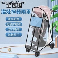 Xe đẩy em bé che mưa Áo mưa tán chống giọt nước