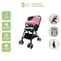 Xe Đẩy Em Bé COMBI SUGOCAL a 4CASS COMPACT FULLBOX - Màu Hồng baby | ANNBEBE