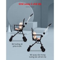 XE ĐẨY EM BÉ GẤP GỌN 3.5KG DU LỊCH 2-WAY REST BABY - Home Decor Furniture