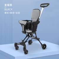 Xe đẩy em bé Xe nhận một cú nhấp chuột Nhẹ có thể gập lại có thể lên máy bay Xe đẩy em bé đi bộ