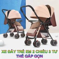 Xe đẩy gấp gọn 2 chiều 3 tư thế A6, chỉ 5,6 kg xách tay gấp lại dễ dàng mang theo