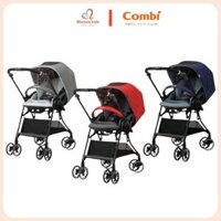 Xe đẩy gấp gọn 2 chiều cho bé Combi Sugocal Compact 1m+, xe nôi em bé siêu nhẹ - Monnie Kids