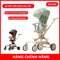 Xe đẩy gấp gọn cho bé đi du lịch. Xe đẩy 2 chiều 3 tư thế nằm, ngả ngồi tặng kèm bàn ăn và mái che