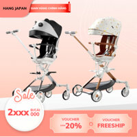 Xe đẩy gấp gọn cho bé PlayKids X6-3 cao cấp, ghế xoay 360 độ - BH CHÍNH HÃNG