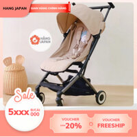 Xe đẩy gấp gọn Cybex Libelle Magic Black/ Libelle màu Fog Grey/ TPE Almond Beige