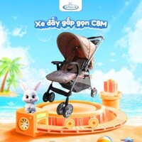 Xe Đẩy Gấp Gọn Đảo 2 Chiều Cho Bé C8M, Xe Đẩy Gluck C8M Cao Cấp 2 Chiều, Điều Chỉnh Tư Thế An Toàn.