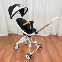 Xe Đẩy Gấp Gọn M8 - NGẢ SÂU 360-2 Chiều 2 Tư Thế Hàng Kèm Đệm Và Mái Che