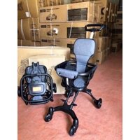 XE ĐẨY GẤP GỌN THÔNG MINH,XE ĐẢY GẤP GỌN 2 CHIỀU KÈM ĐỆM