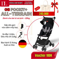 Xe đẩy GB Pockit+ All-Terrain Colors Fashion Edition Gấp gọn 1 tay, 1 chiều, Siêu nhẹ Chính hãng