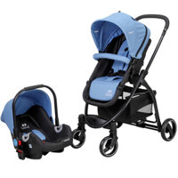 Xe đẩy & Ghế ngồi ô tô cho bé Zaracos Coron 4606 Blue