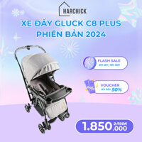 Xe đẩy Gluck C8 Plus 2024 - tay đẩy xoay 2 chiều, có nệm lót