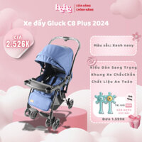 Xe đẩy Gluck C8 Plus 2024 - tay đẩy xoay 2 chiều, có nệm lót