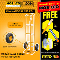 Xe đẩy hàng 2 bánh INGCO HHHT20141 khả năng tải 200kg, độ dày tấm thép 3.5mm, vận chuyển hàng hóa nặng, cồng kềnh MOSACO