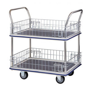 Xe đẩy hàng 2 tầng có lưới bảo vệ Sumo HB-220M