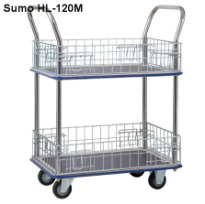 Xe đẩy hàng 2 tầng có lưới bảo vệ Sumo HL-120M