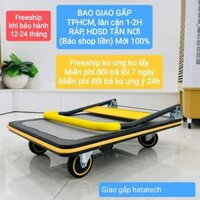 Xe đẩy hàng 300Kg rộng 90*60cm  Sumika -  bao giao gấp TPHCM 1-2h ( để lại sdt)
