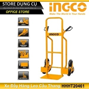 Xe đẩy hàng 6 bánh leo cầu thang Ingco HHHT20461