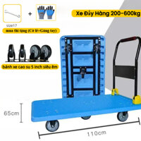 xe đẩy hàng nhựa cao cấp tải nặng 150kg 300kg 500kg kích thươc 50x80  60x90 60x110 xe đẩy hàng tốt