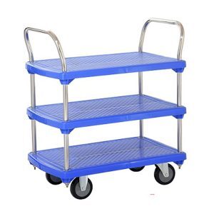 Xe đẩy hàng sàn nhựa 3 tầng Sumo NP-230D