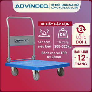 Xe đẩy hàng sàn nhựa Advindeq PT-300