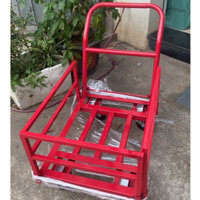 Xe đẩy hàng tải 300 kg 🛒📦📦 thanh chắn xung quanh