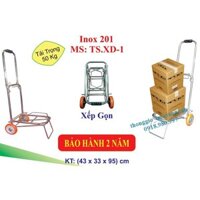 Xe đẩy hàng xếp gọn, xe đẩy inox