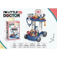 xe đẩy khám bệnh Đồ chơi nhập vai bác sĩ Cho bé - đồ chơi giáo giục