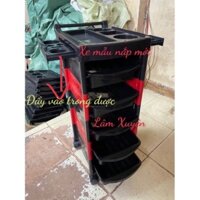 Xe đẩy làm tóc 5 tầng✨TẬN GỐC✨ xe đẩy salon 5 hộc đựng dụng cụ nhựa tốt có bánh xe di chuyển được