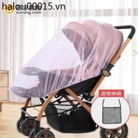 Xe Đẩy Lưới Chống Muỗi Full Cover Universal Baby Cradle Ngủ Bóng Chuyên Dụng Xe Đẩy Chống Muỗi Có Thể Gập Lại 824