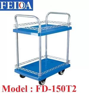 Xe đẩy sàn nhựa 2 tầng Feida FD 150 T2