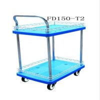 Xe đẩy sàn nhựa 2 tầng FEIDA FD150-T2