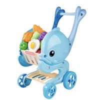 Xe đẩy siêu thị hình cá heo