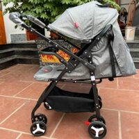 Xe đẩy sơ sinh cho bé từ 0-36thang Dingdangcat860, có kèm bàn ăn dặm, gấp gọn dễ dàng