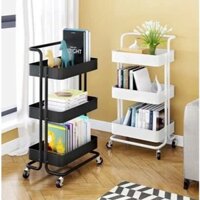 Xe Đẩy Spa 3 Tầng Đa Năng - Kệ để đồ bỉm sữa