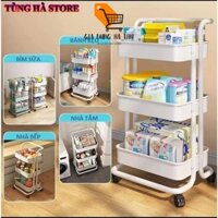Xe đẩy spa đa năng 3 tầng xe đẩy bỉm sữa