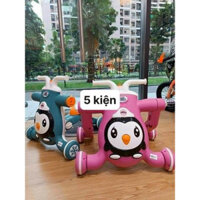 Xe đẩy tập đi đa năng chim cánh cụt 3in1 cho bé có nhạc đèn .