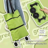 Xe đẩy tạp hóa di động Xe đẩy mua sắm có thể gập lại Nhẹ có bánh xe Hộ gia đình Giao hàng nhanh Xe kéo nhỏ