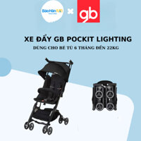 Xe đẩy trẻ em gấp gọn GB Pockit Lighting GoodBaby - Kèm túi du lịch và tay cầm bảo vệ