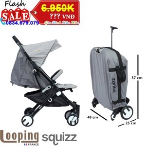 Xe đẩy trẻ em gấp gọn Looping Squizz