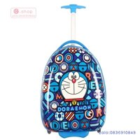 Xe Đẩy Trẻ Em Vali Du Lịch Nữ Bánh Xe Đa Năng Công Chúa Hành Lý Hoạt Hình Dễ Thương16Hộp Kéo Bé Trai Inch