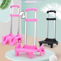 Xe đẩy trường tiểu học Túi xe đẩy trẻ em cho ba lô Túi đi học Hành lý cho trẻ em 2 / 6 Bánh xe có thể mở rộng Thanh chức năng cao Phụ kiện Trolly