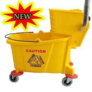 Xe đẩy vắt cây lau nhà 1 ngăn HiClean HC070