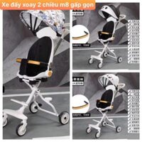 Xe đẩy xoay 2 chiều gấp gọn m8 tiện lợi cho bé Tmark (Kiện 5 cái)