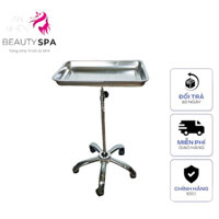 Xe Đẩy Y Tế Đựng Dụng Cụ Phẫu Thuật Cho Spa BÀN TÍT INOX Y TẾ Nhập Khẩu