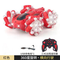 Xe địa hình có nhạc- đèn led xoay 360 độ cho bé-tặng kèm pin